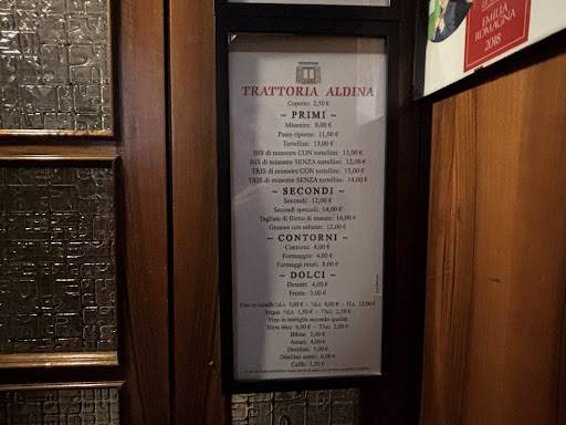 Menu di Trattoria Aldina 