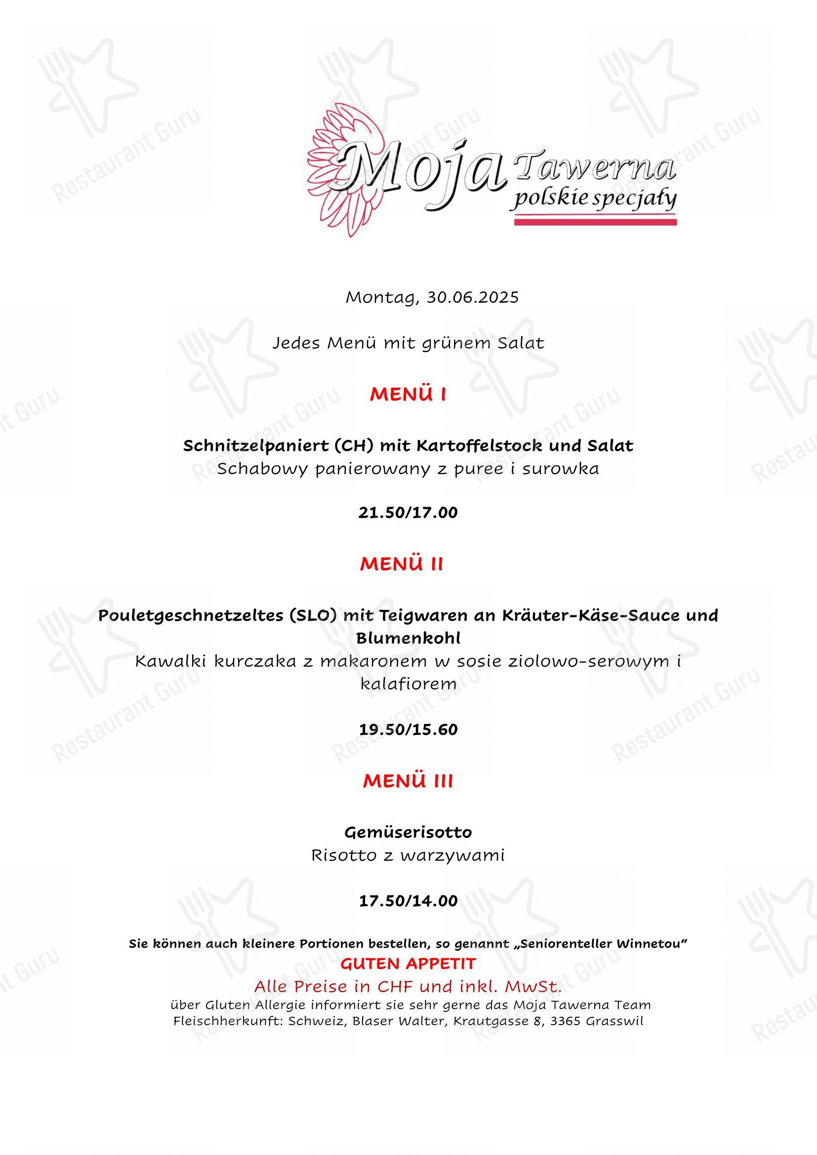 Детское per Moja Tawerna ristorante