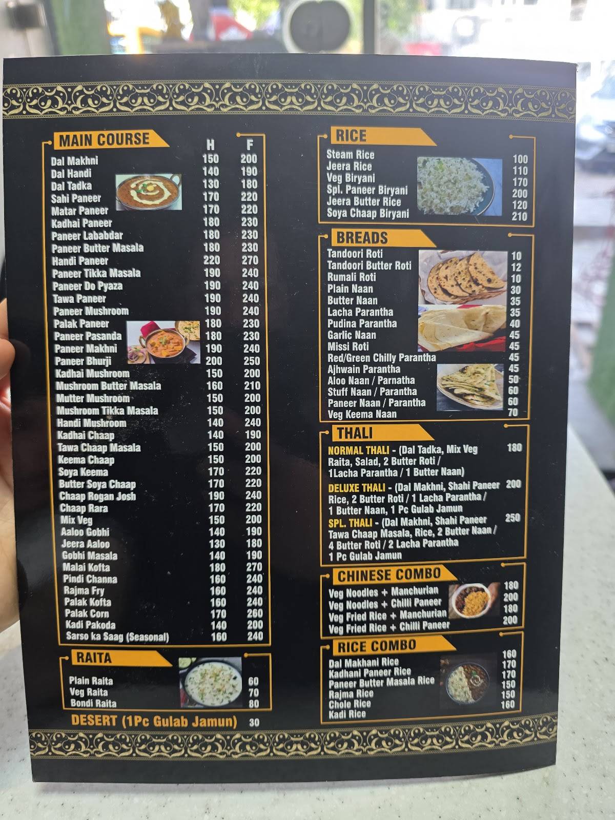 Moonlight Fusion Bites menu