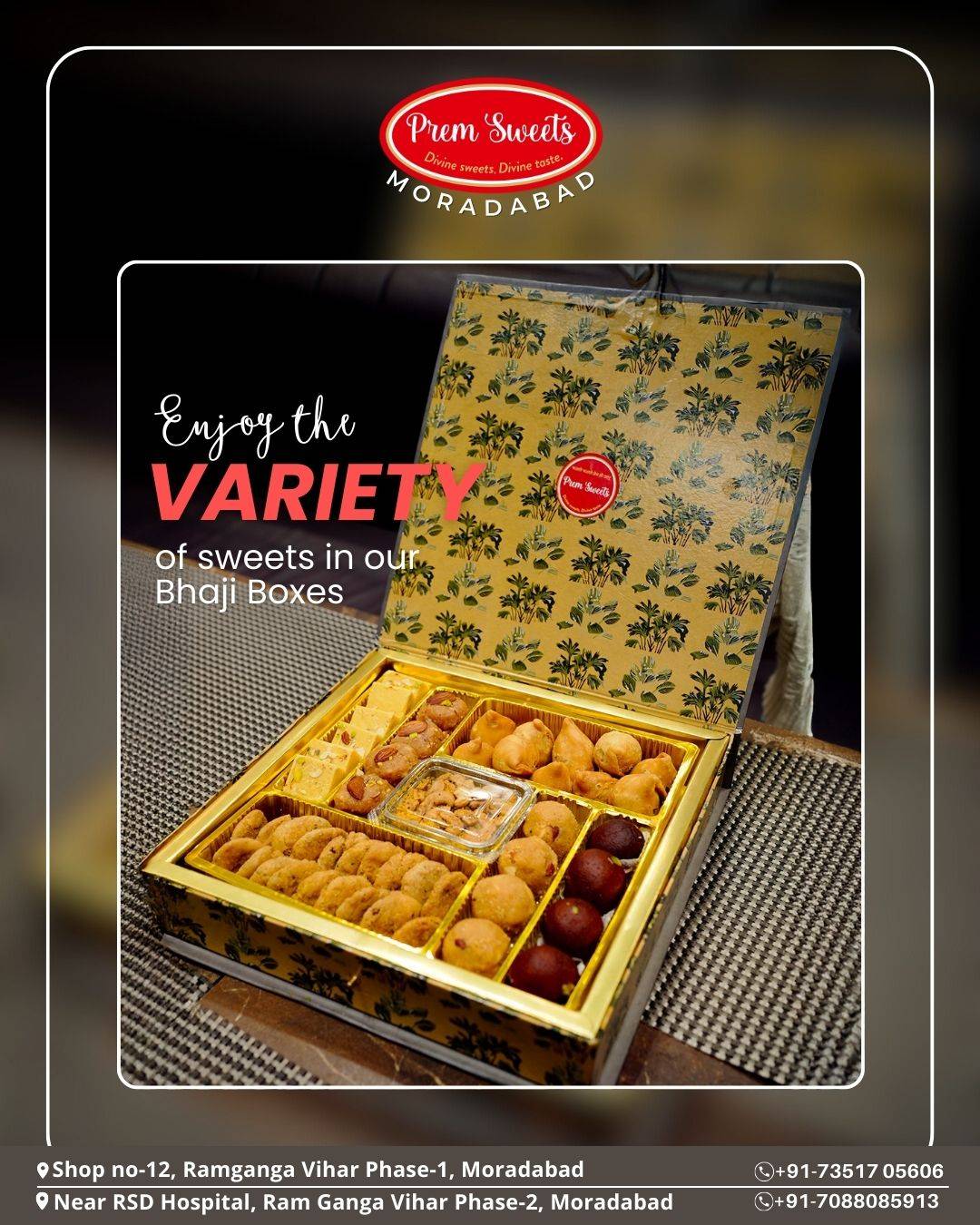 Prem Sweets And Bakers menu