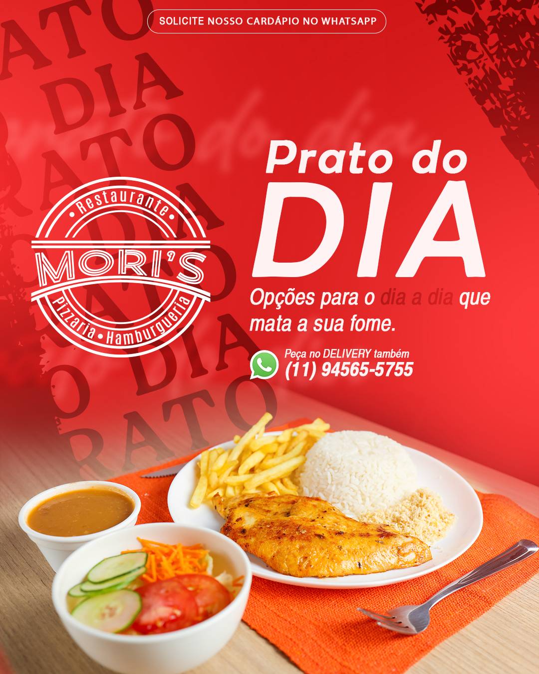 Mori's Gourmet Restaurante e Hamburgueria em Cotia cardápio