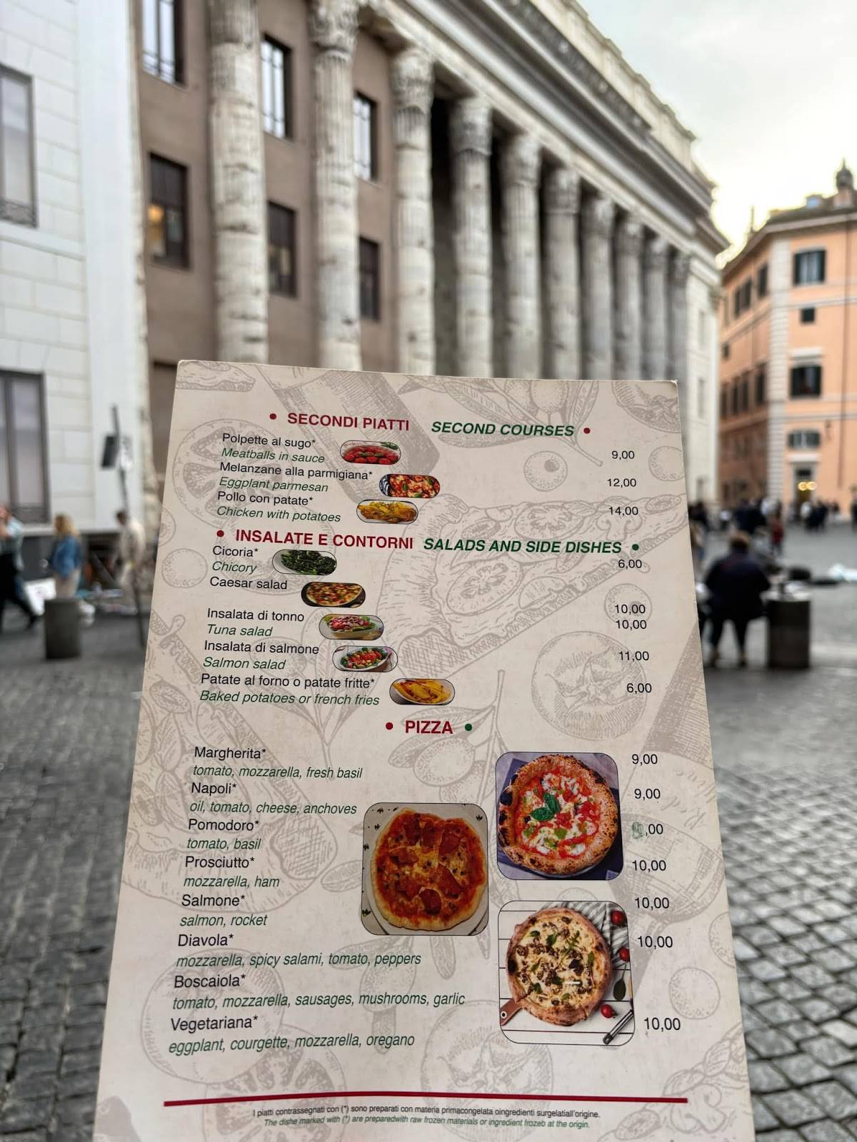 Menu di Moriyama 
