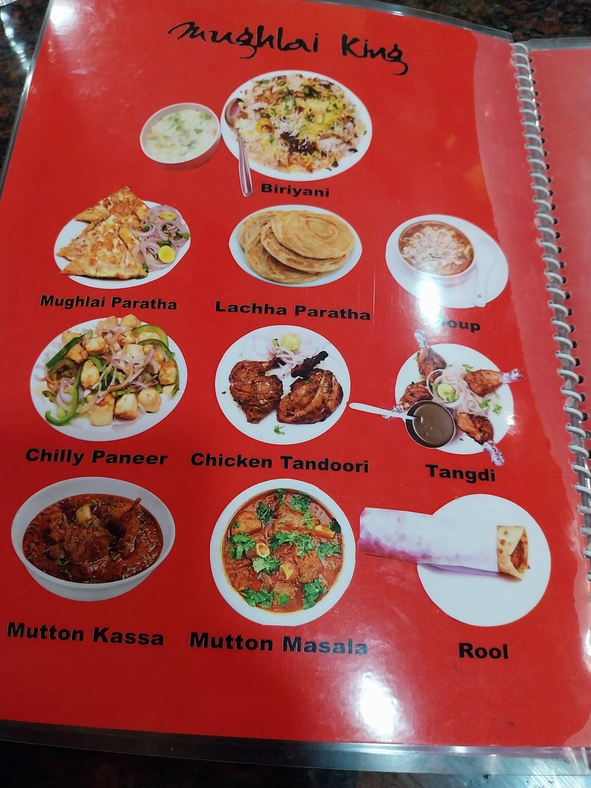 Mughlai King menu