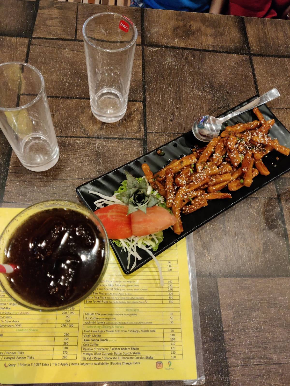 My O Bites #MyOBites menu