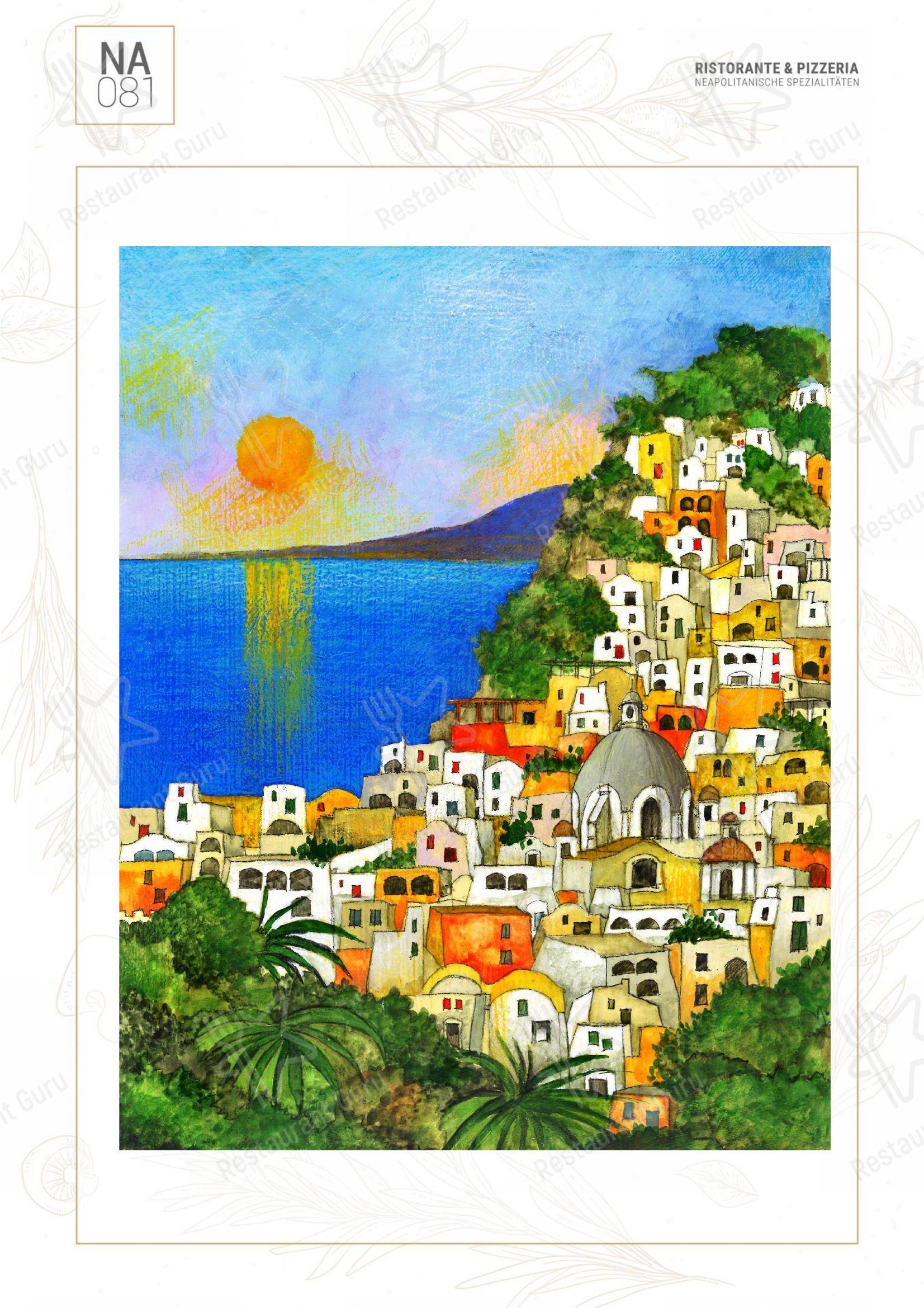 NA081 in Zurigo - Menu