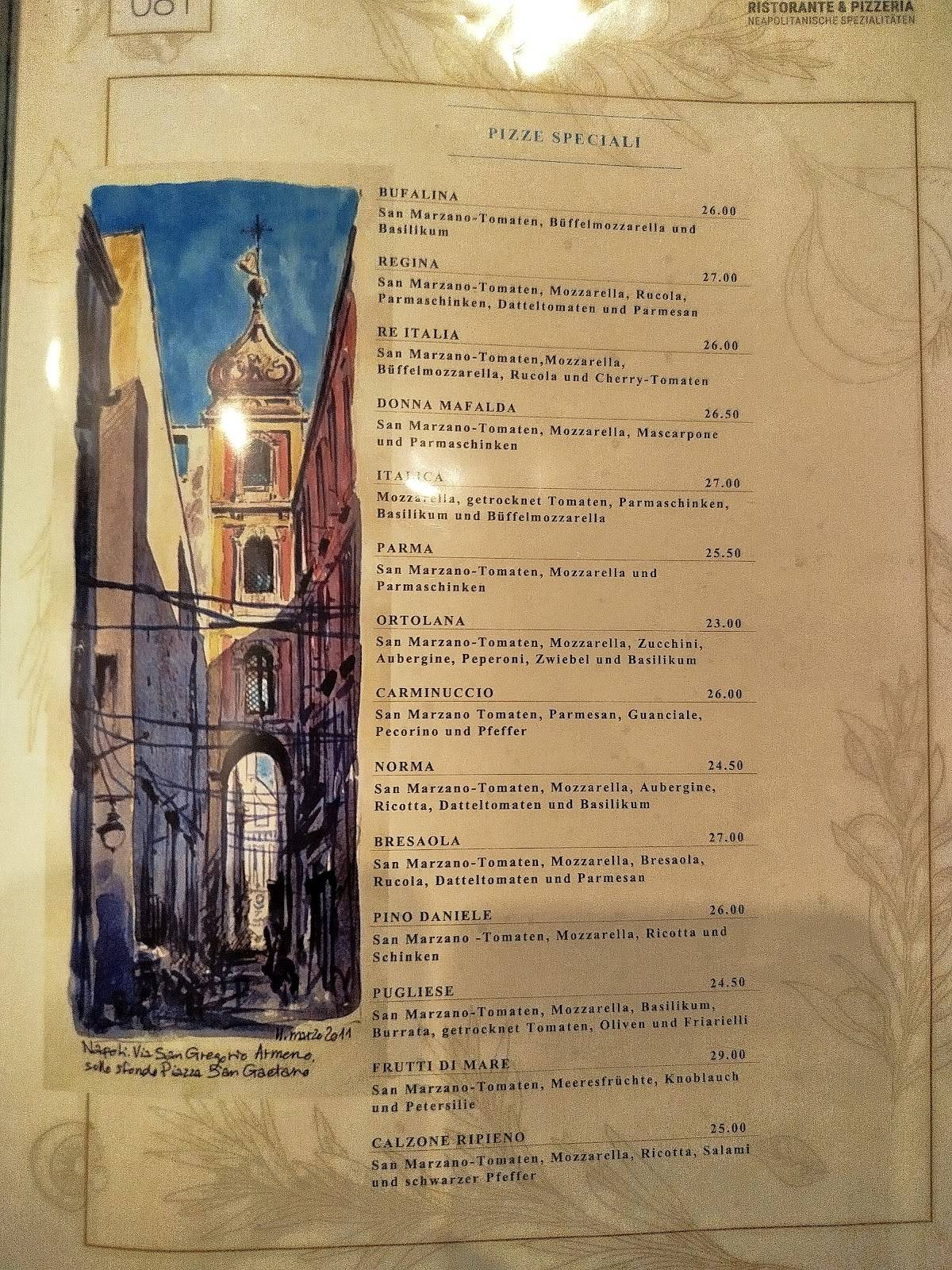 Menu di NA081 