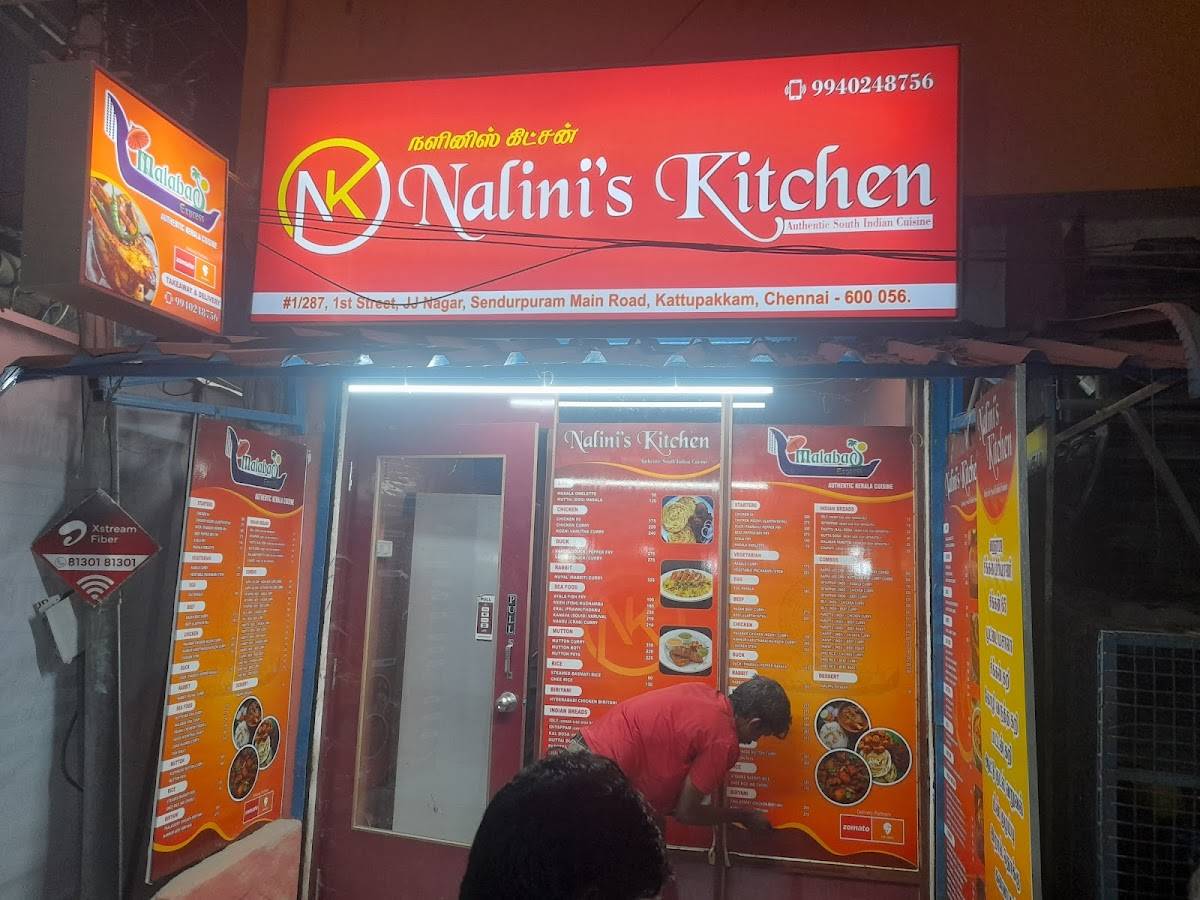 Nalini's Kitchen menu