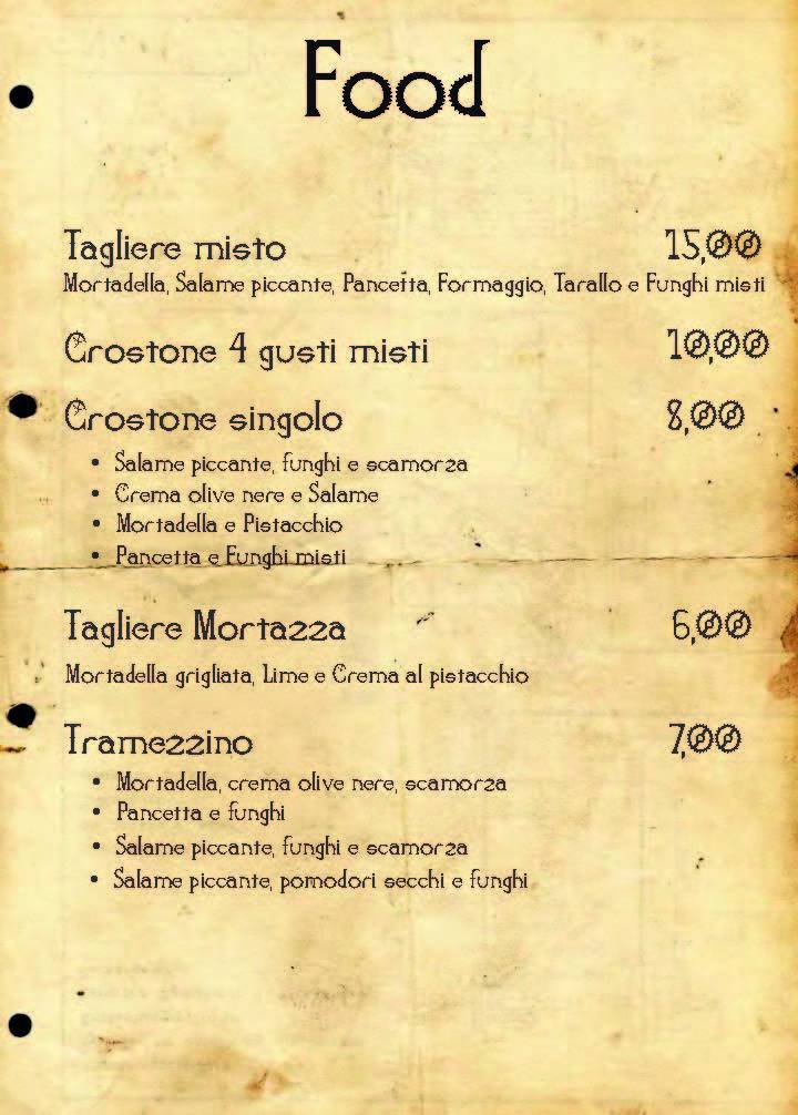 Menu di Eleven Cocktail Bar - American Bar 