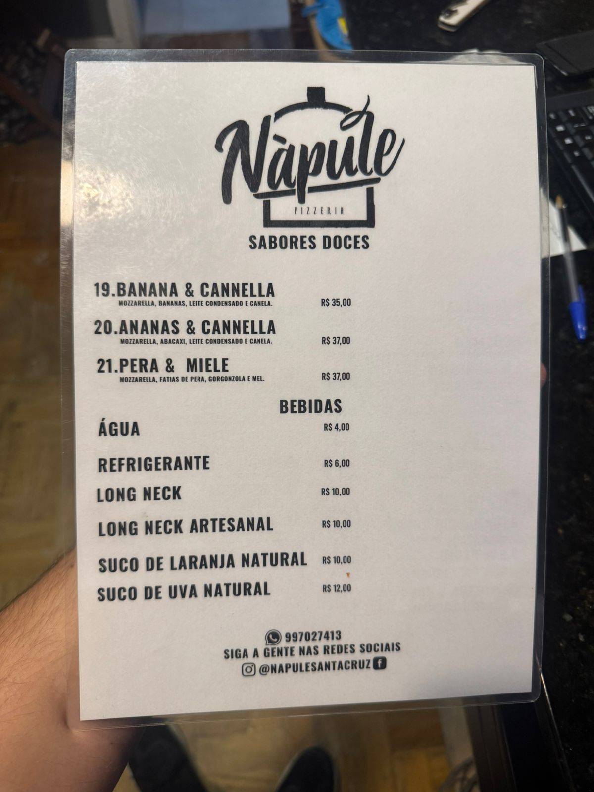 Nàpule Pizzeria cardápio