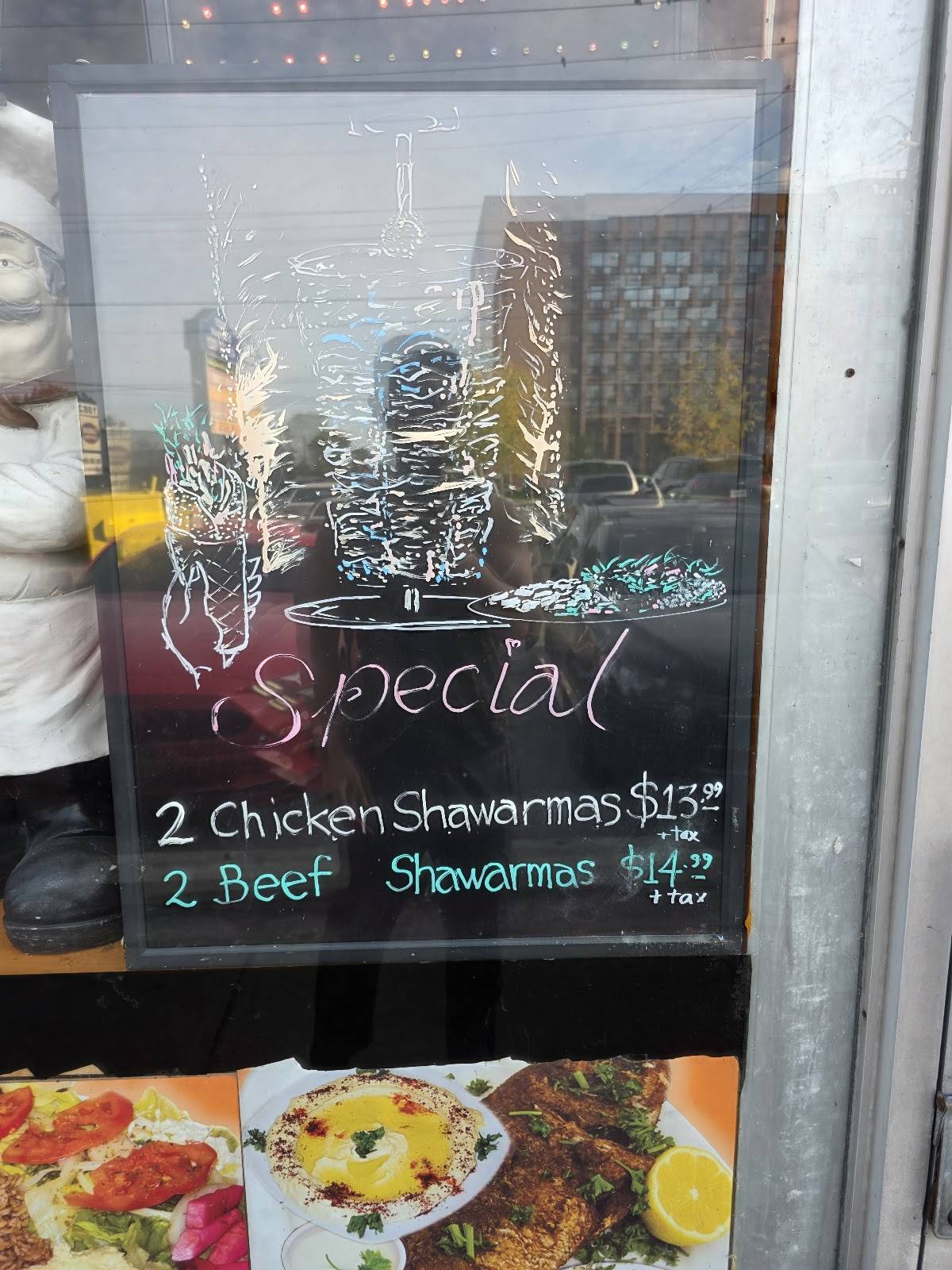 Menu de Nasib's