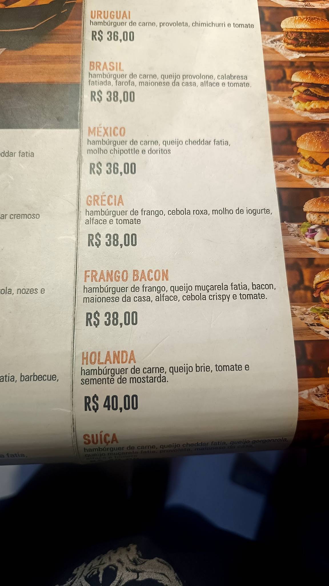 Neko's Burger cardápio