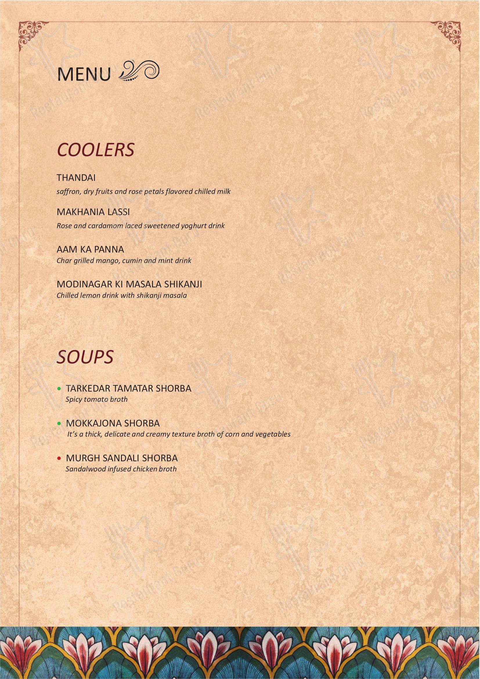 Dilli 32 in Delhi - Menu