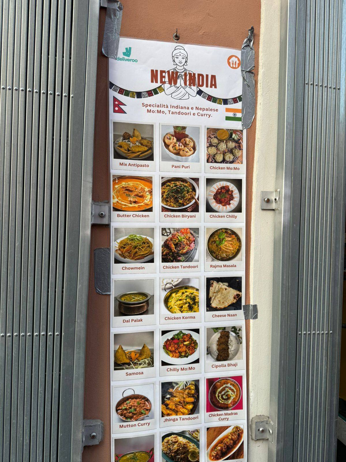 Menu di New India 