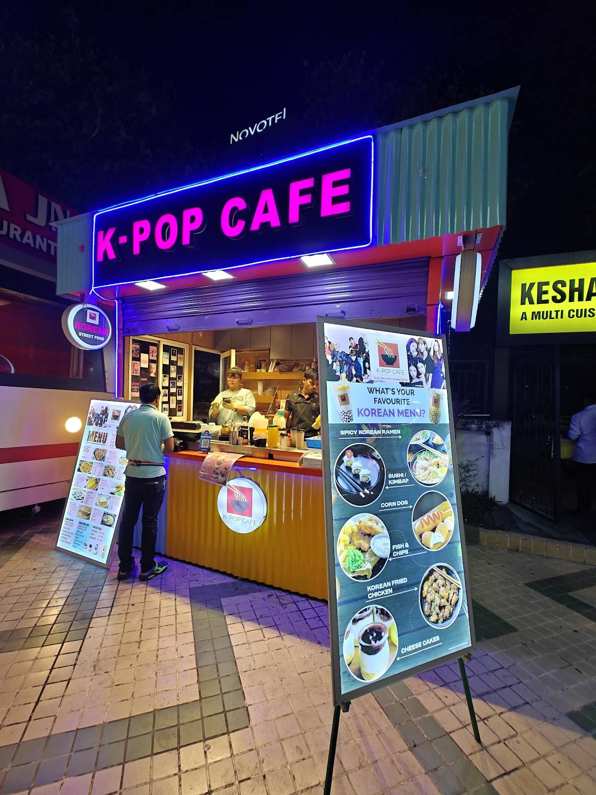 K-Pop Cafe menu