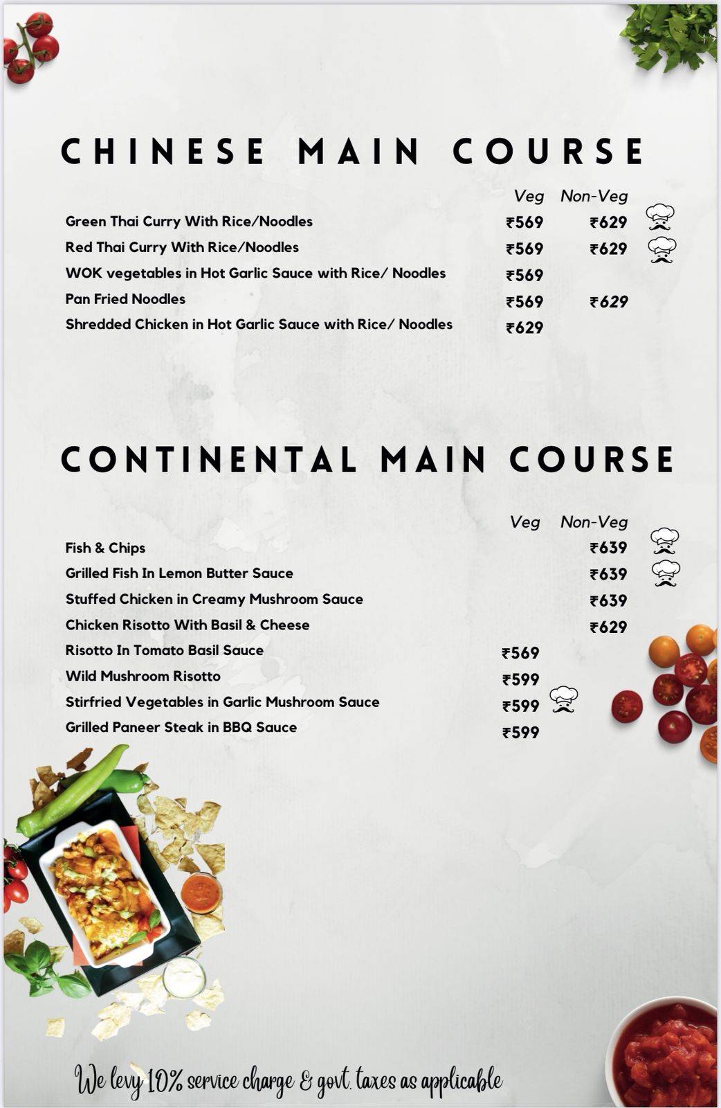 The Urban Kasba- BYOB& Café menu