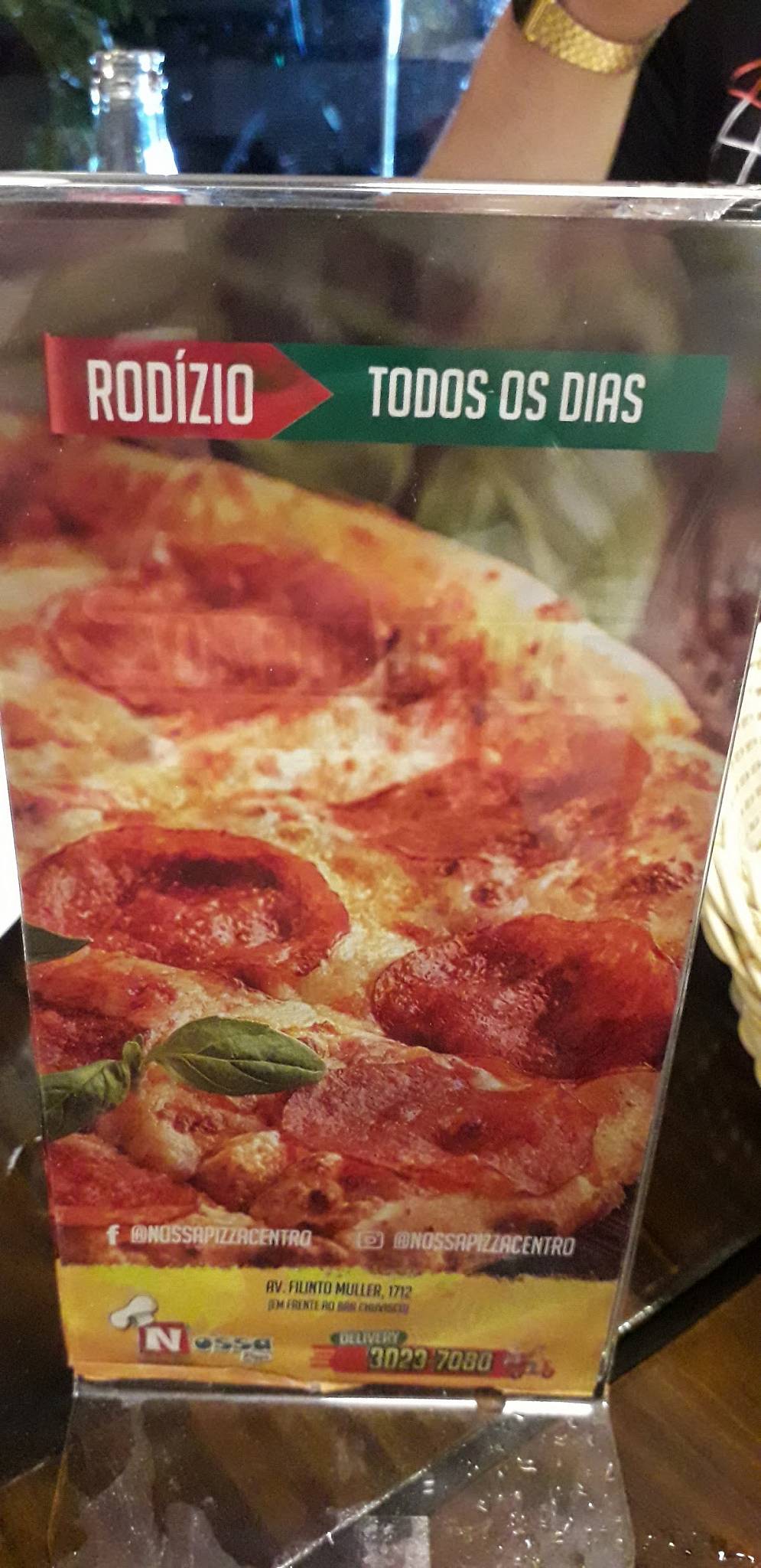 Nossa Pizza Centro - Quilombo cardápio