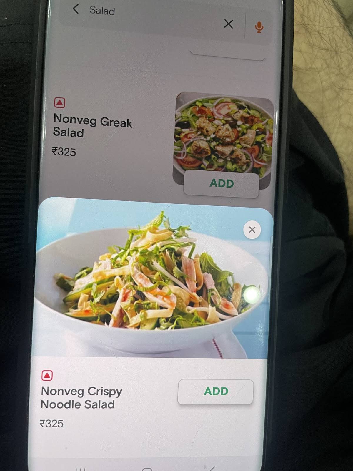 Not Just Indian menu