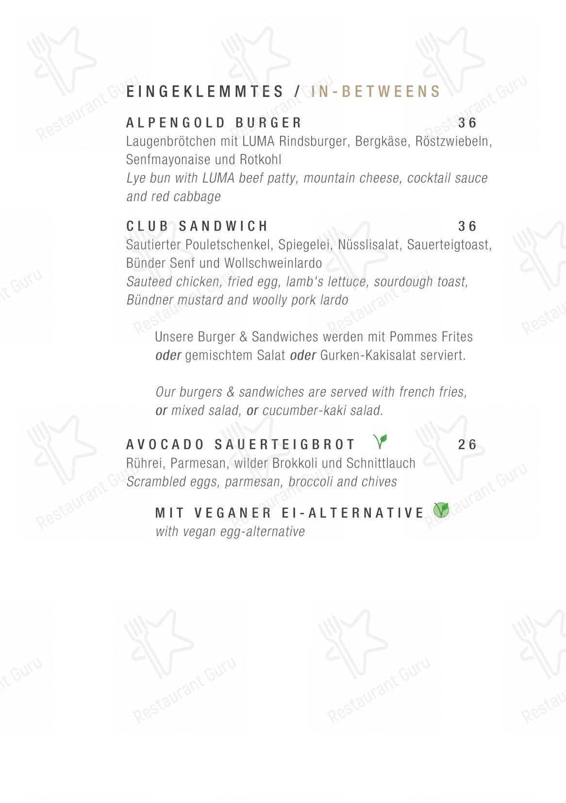 Menu di Nuts & Co Bar - Menu