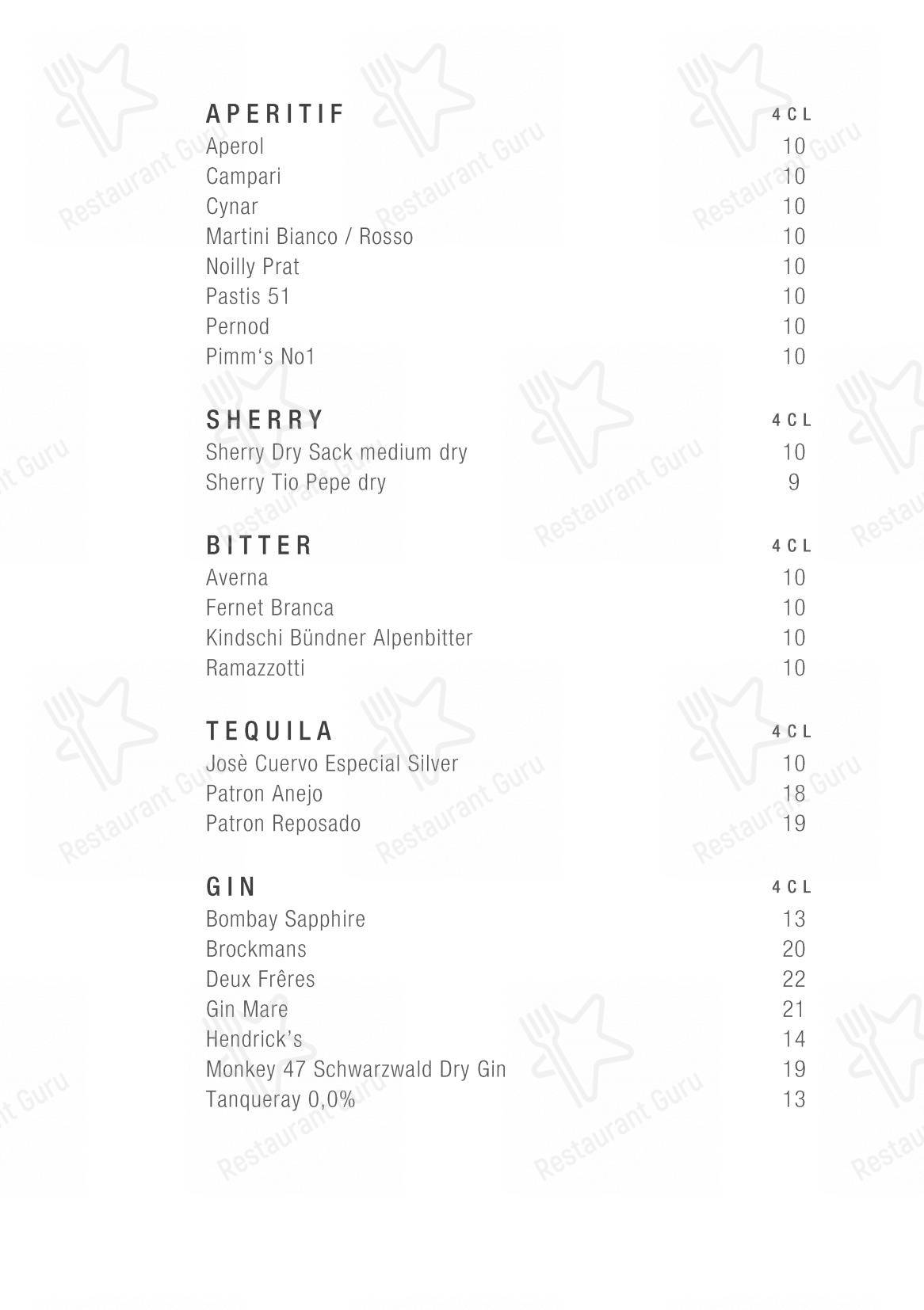Menu per Nuts & Co Bar ristorante