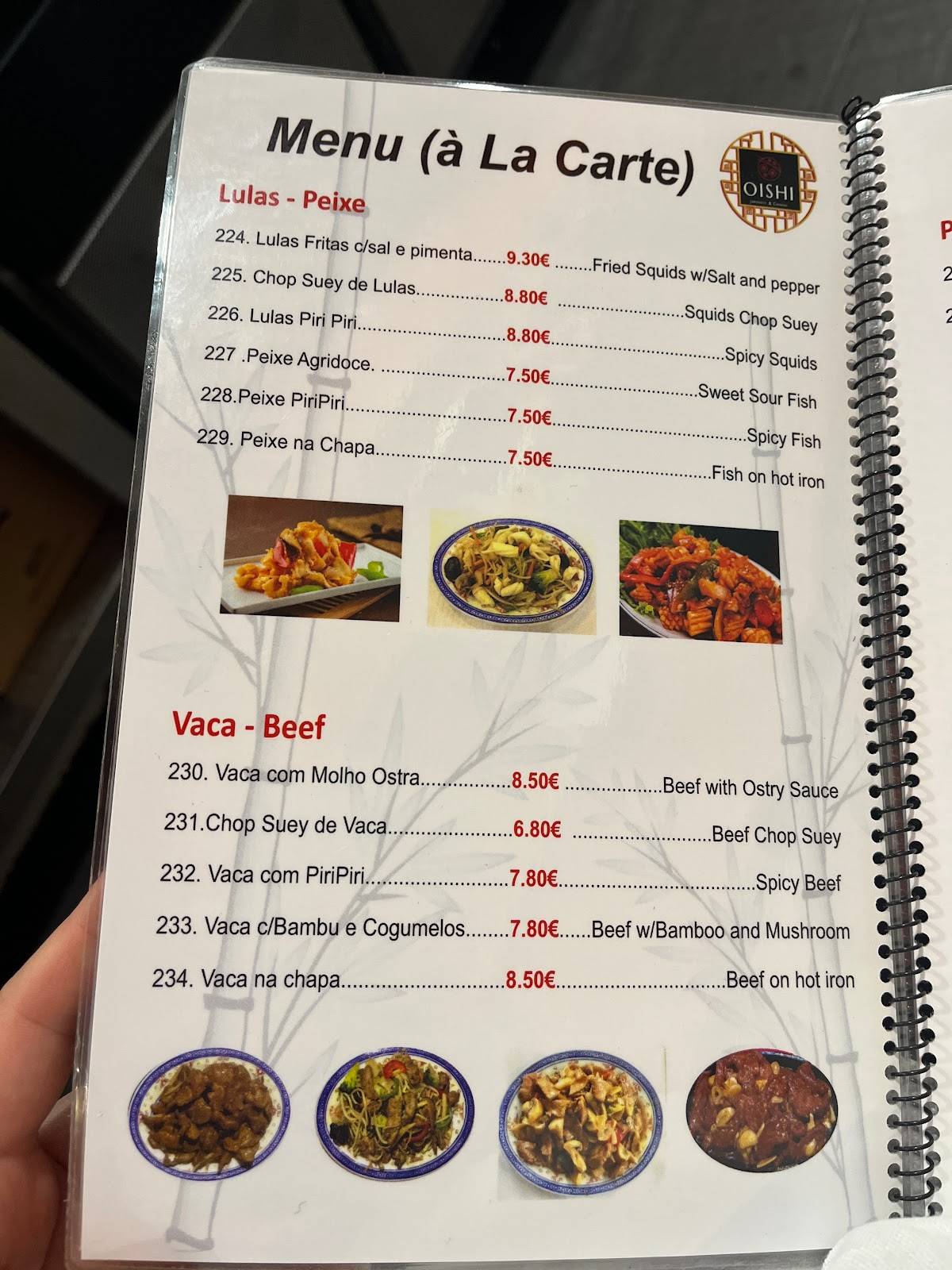 Menu em OISHI Ponta Delgada restaurante, Ponta Delgada