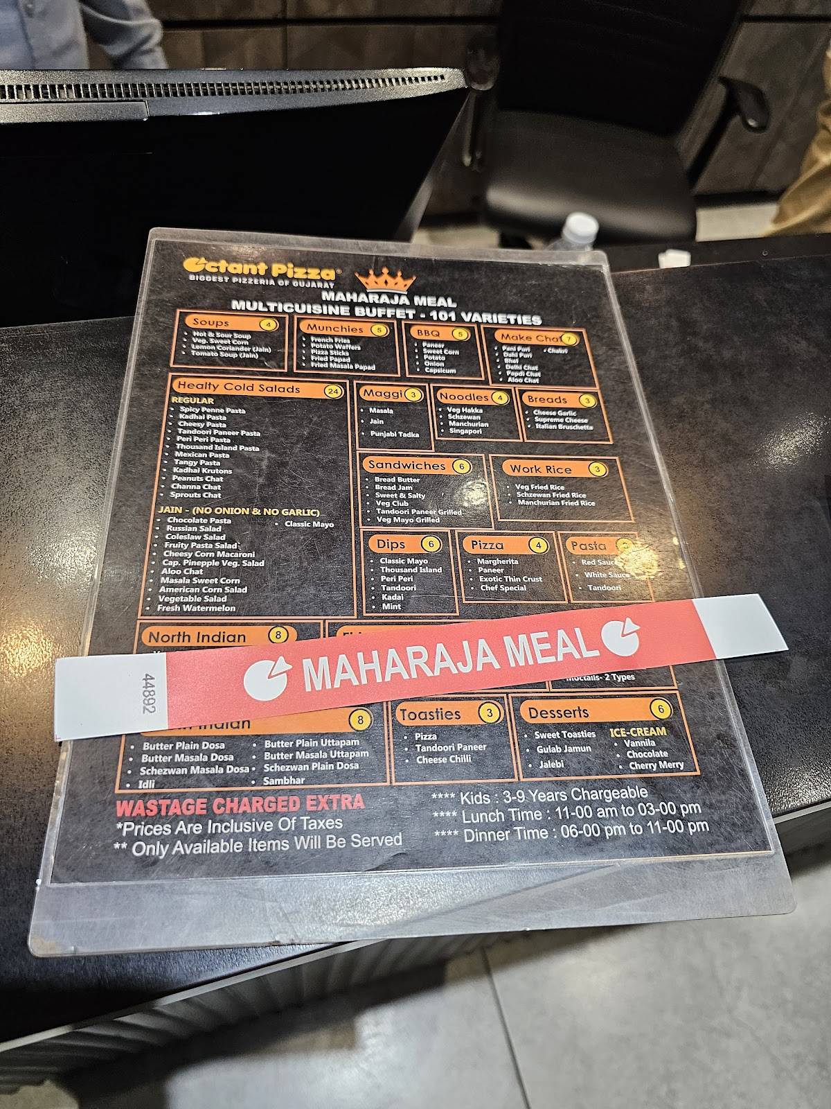 Octant Pizza (Prahladnagar) menu