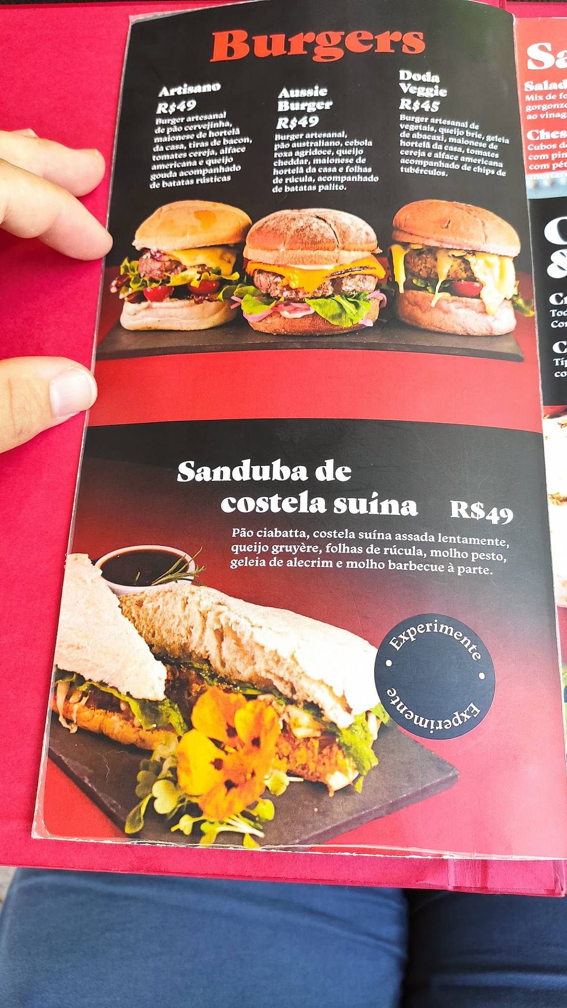 Olivas GastroBar cardápio