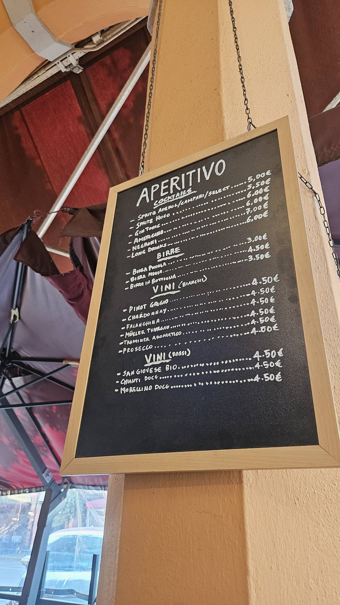 Menu di Caffe Oro Panzerotto 