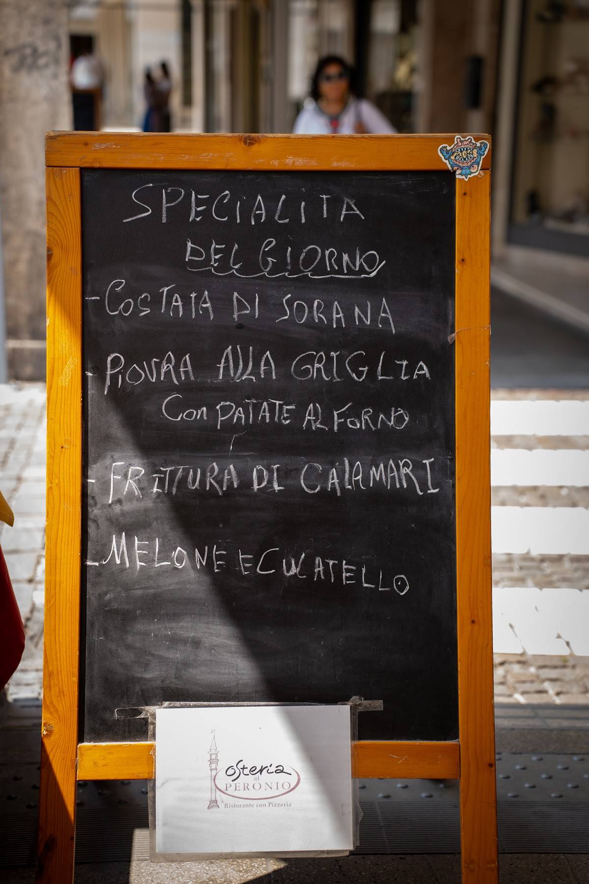 Menu di Osteria Al Peronio 