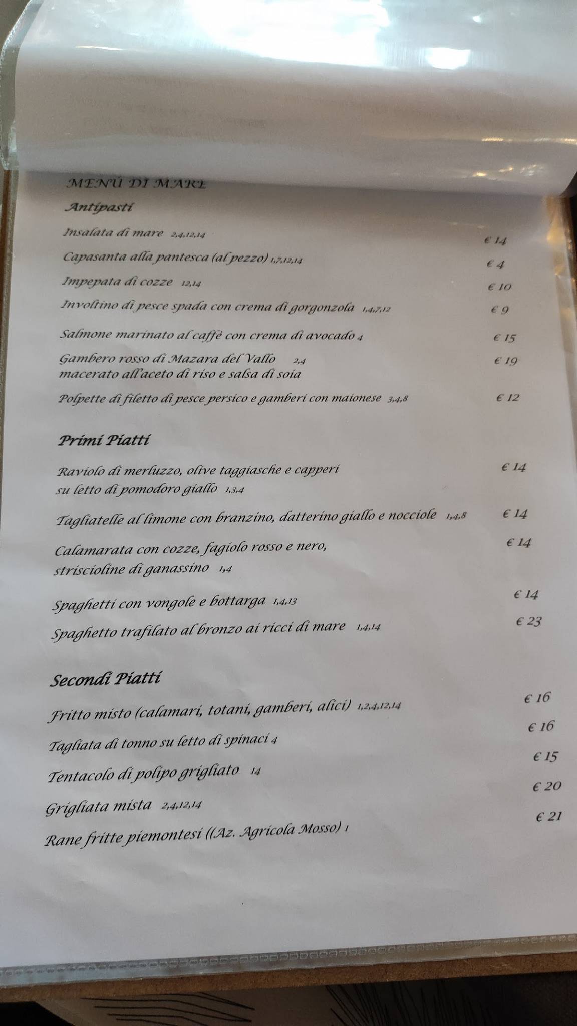 Menu di Osteria Goblin 