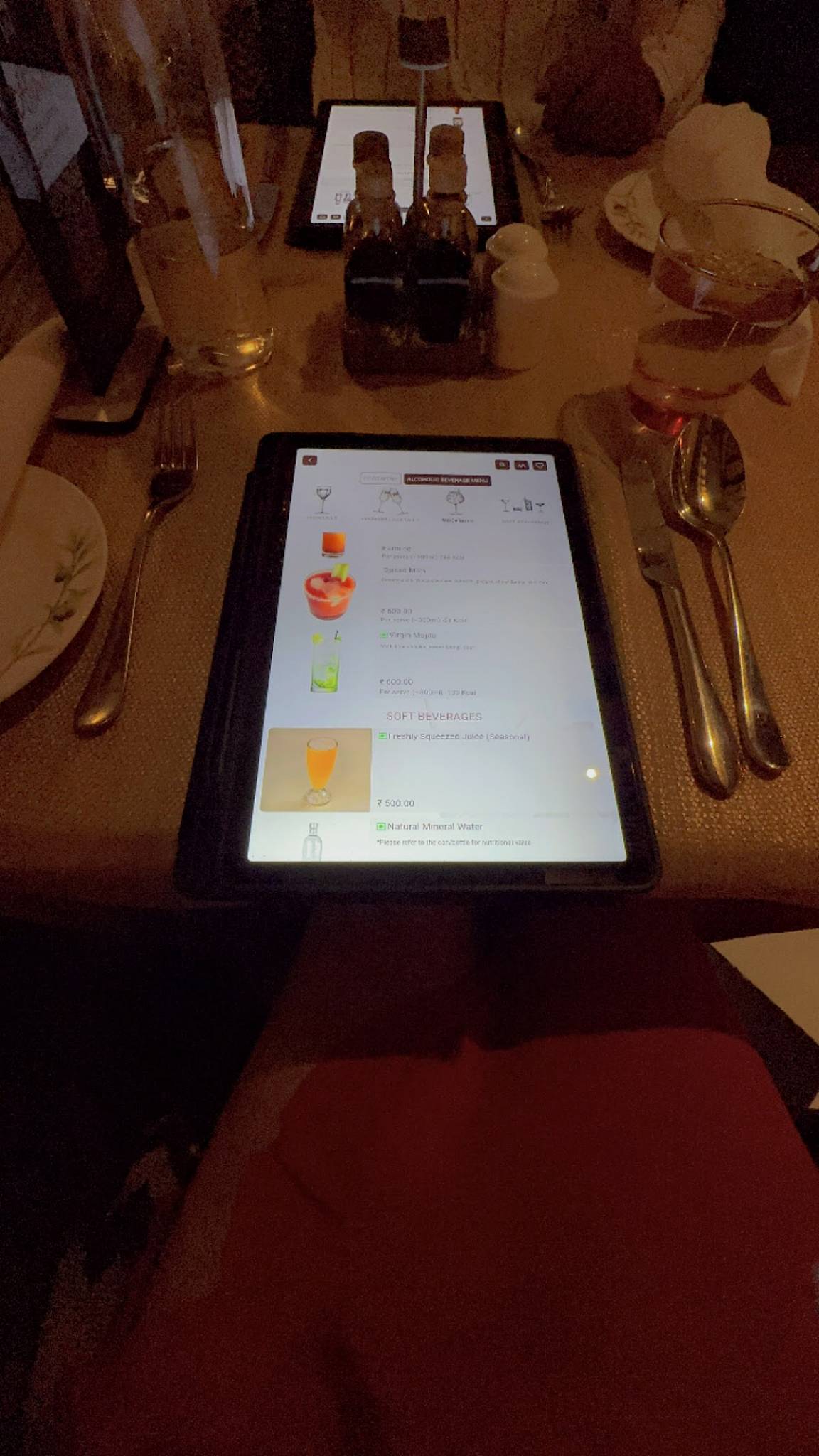 Ottimo At West View menu