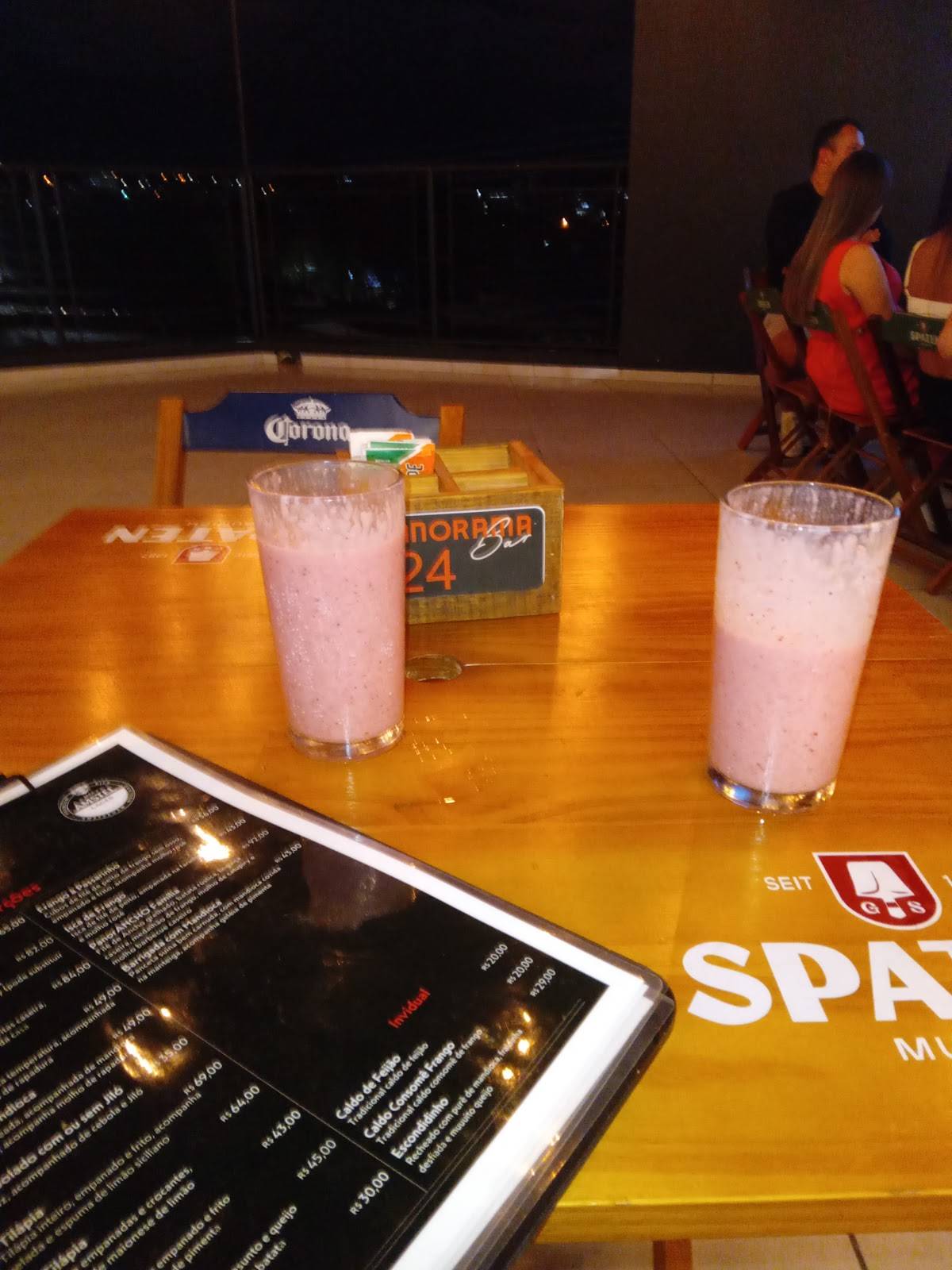 PANORAMA BAR cardápio