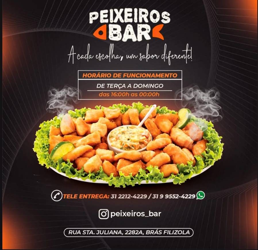 PEIXEIROS BAR cardápio