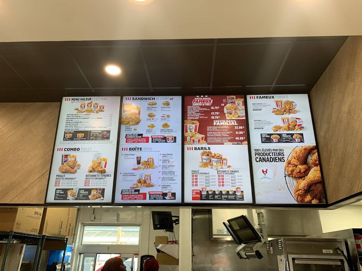 Menu de PFK