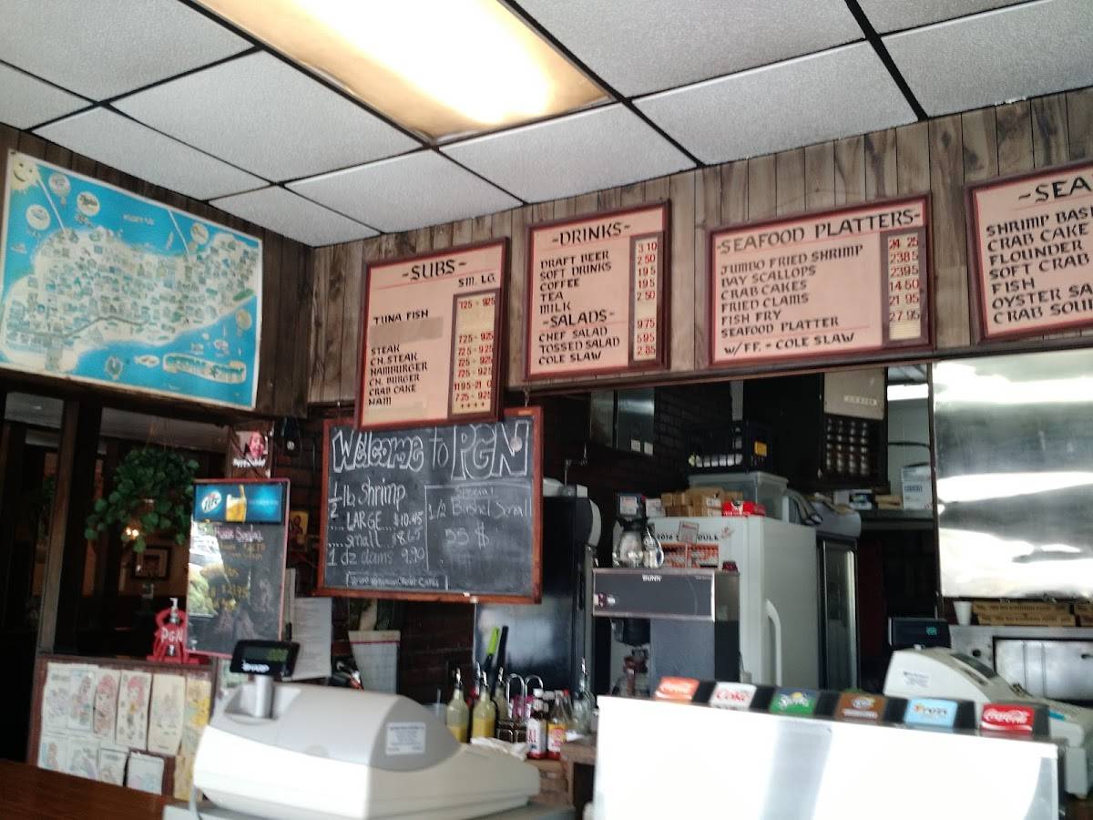 Menu at PGN Crab House restaurant, Ocean City