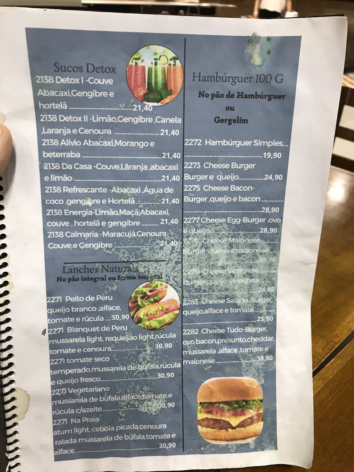Padaria Ibéria cardápio