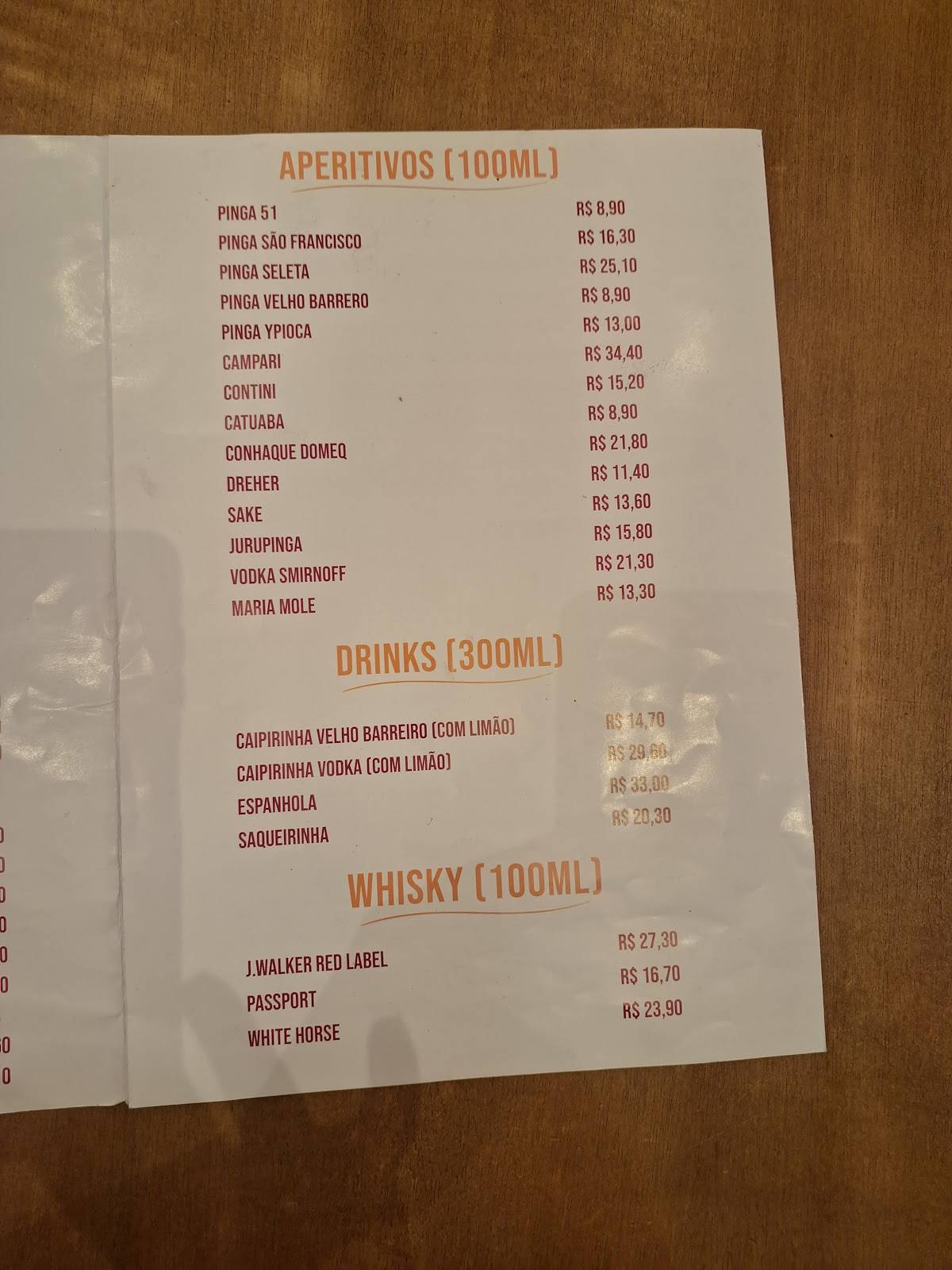 Padaria Belas Artes Osasco cardápio