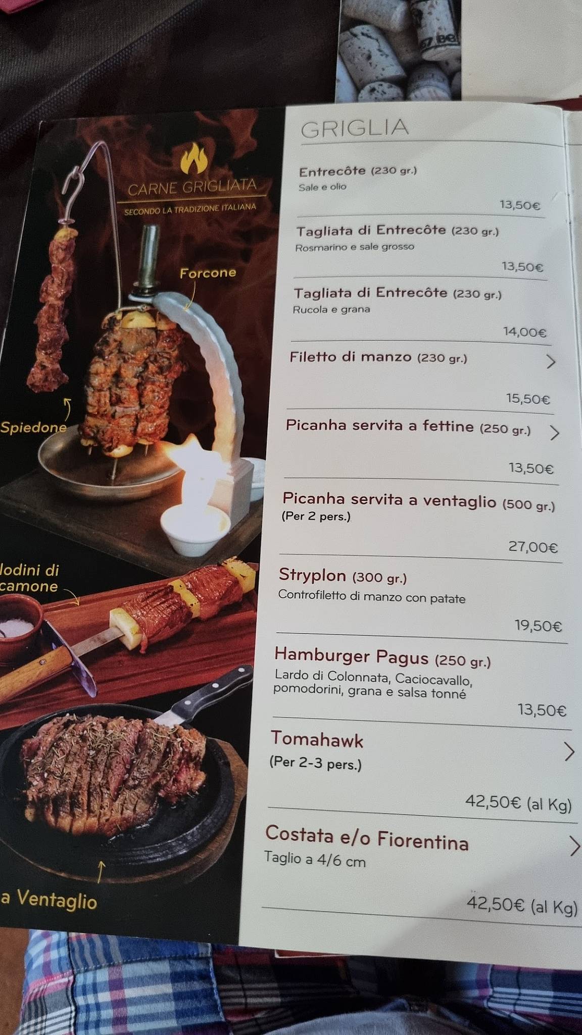 Menu di Pagus 