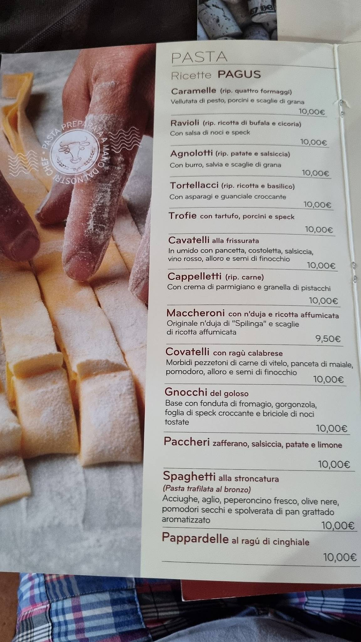 Menu di Pagus 