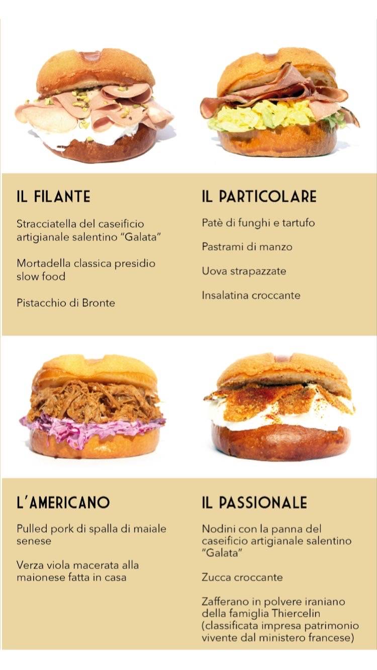 Menu di Amunì Sicilian Bakery 