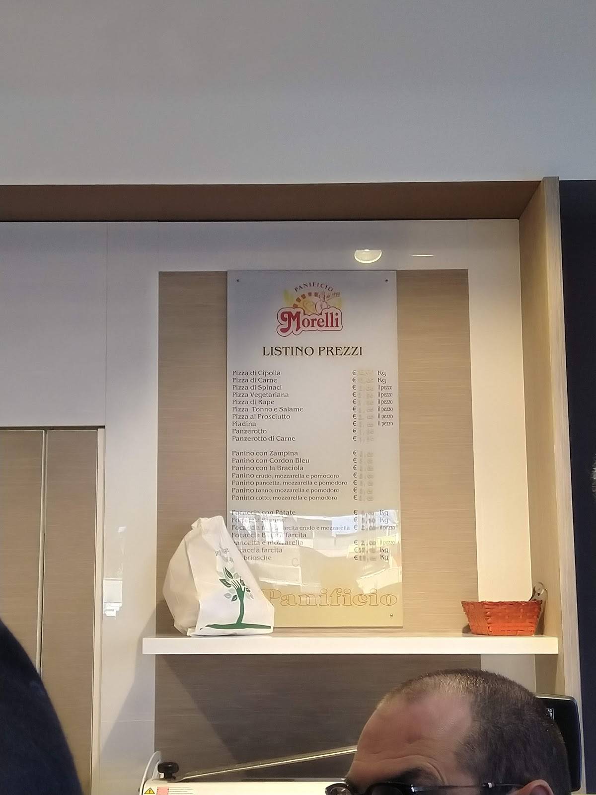 Menu di Panificio Morelli 