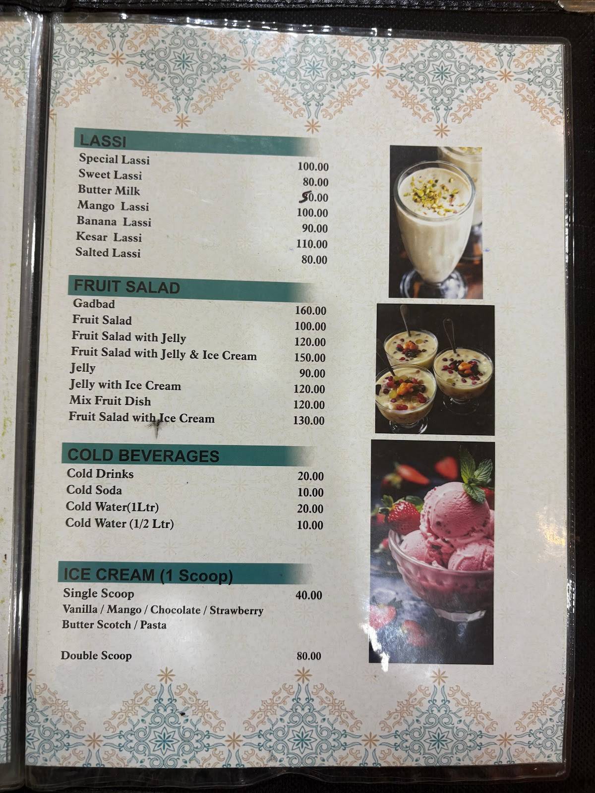 Annapurna Pure Veg Family Restaurant menu