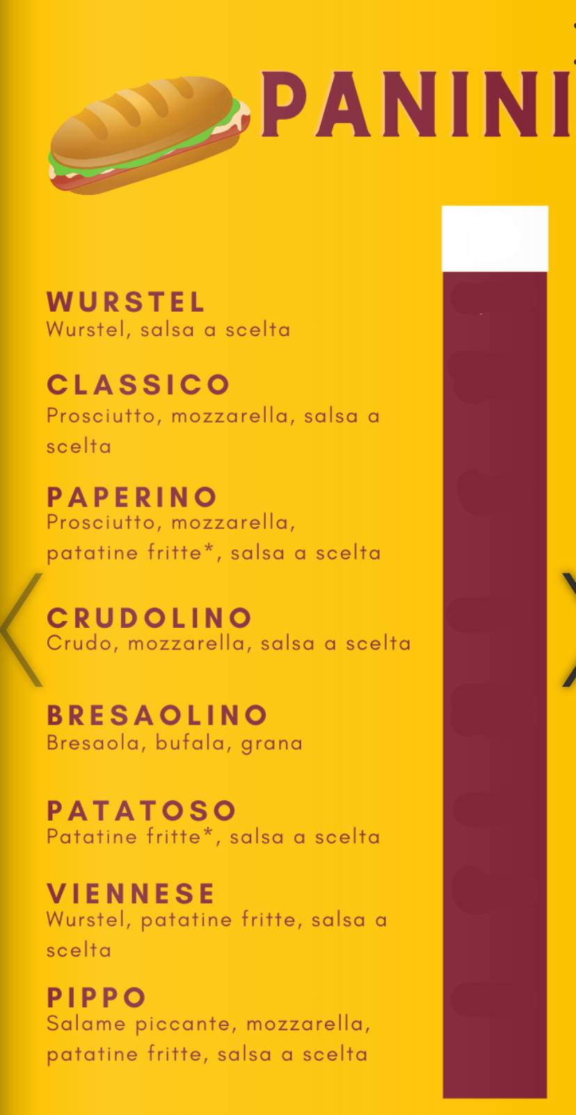 Menu di Manidas Pizzeria & Barbecue 