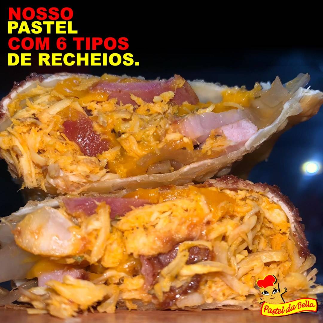 Pastel da Bella Magé RJ cardápio