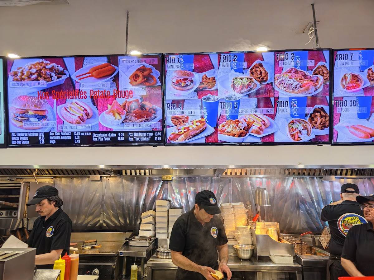 Menu de Patate Rouge