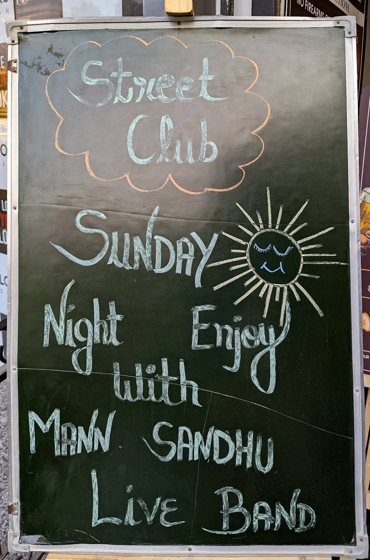 Street Club Bar Patiala menu