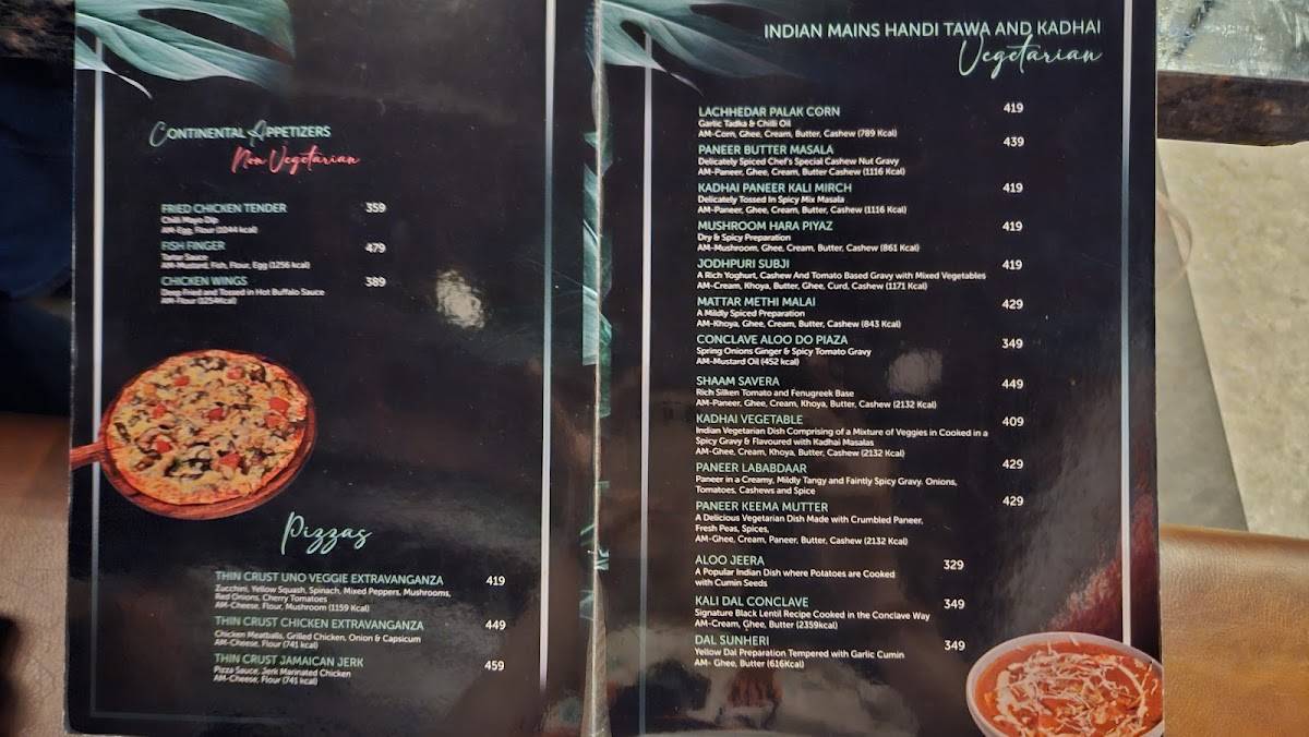Afraa menu