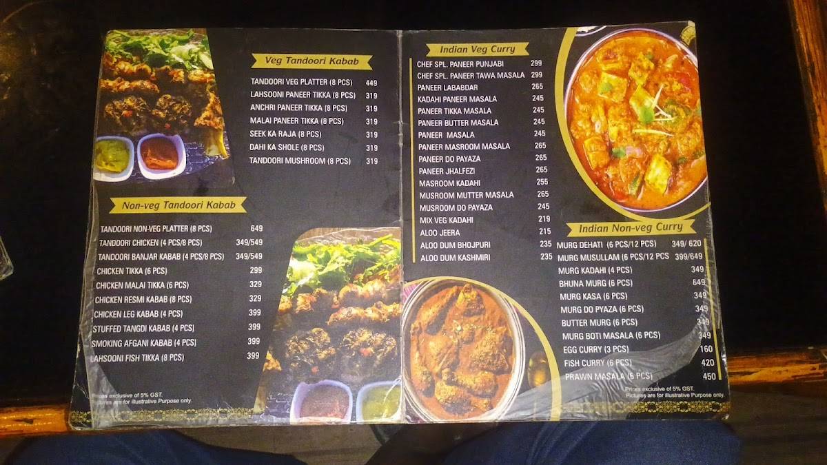 Mast Magan Family restro menu