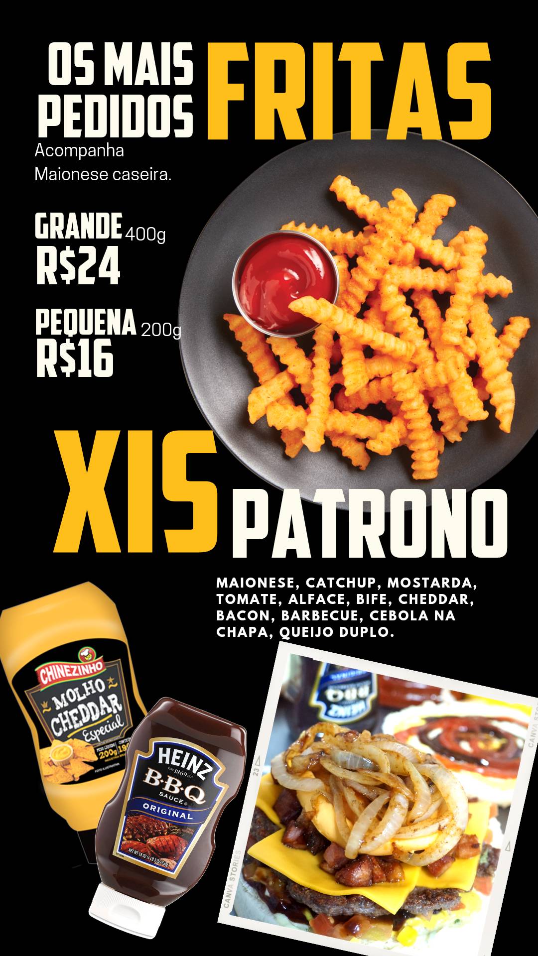 Patrono delivery cardápio