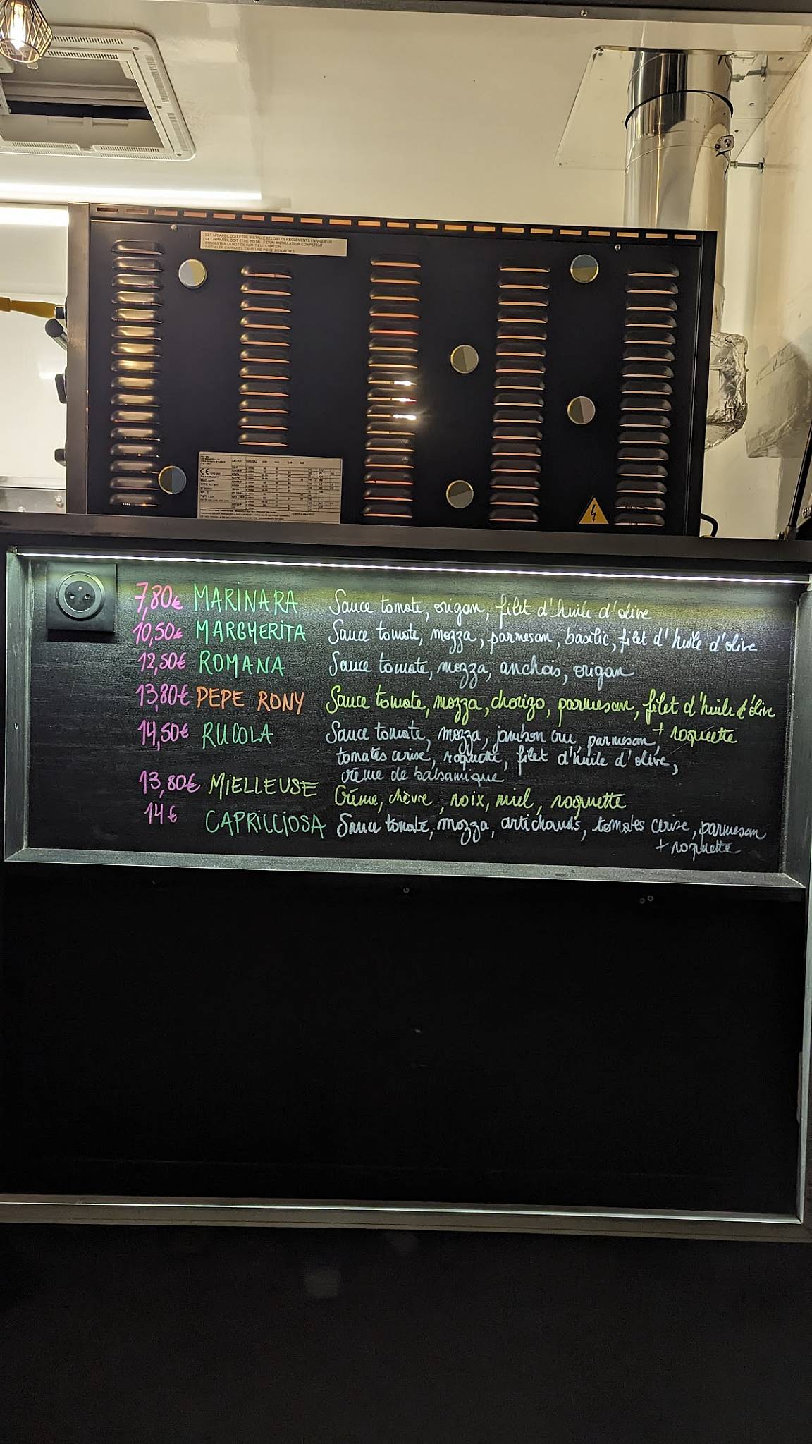 Carta del restaurante Pépé Rony Pizza Crest ( Foodtruck / Camion), Crest