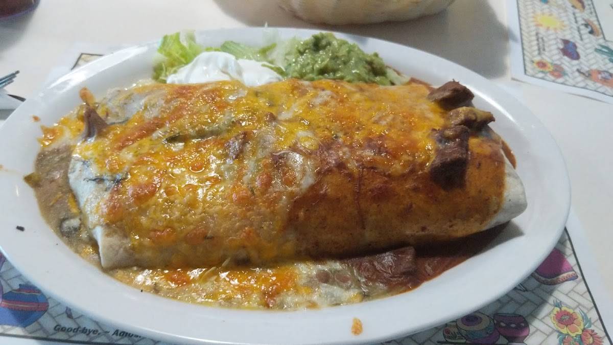 Menu at Pepper Garcia's restaurant, Santa Maria